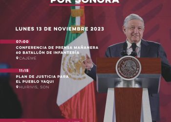 AMLO, con yaquis; no con Río Sonora 