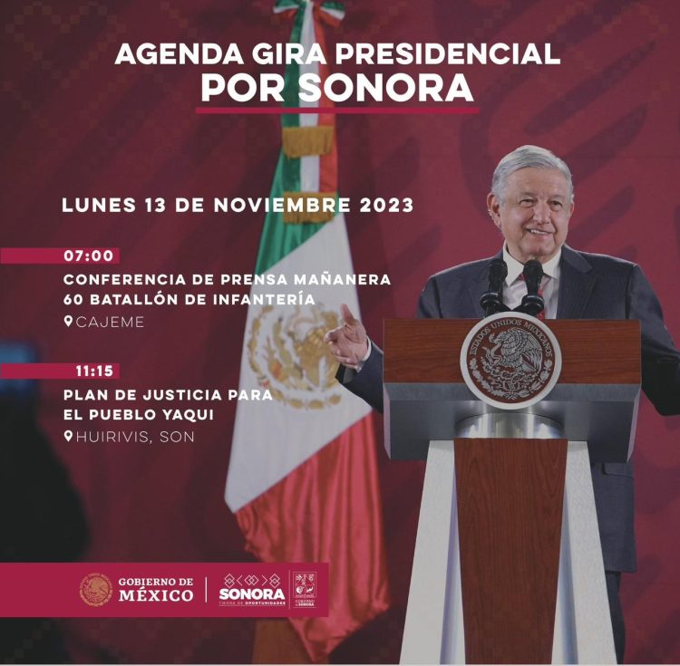 AMLO, con yaquis; no con Río Sonora 