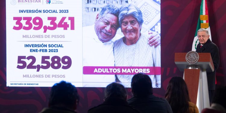 COBRO DE PENSIONES DE PERSONAS ADULTAS MAYORES SERÁ ÁGIL Y CONFORME A CALENDARIO, ANUNCIA PRESIDENTE