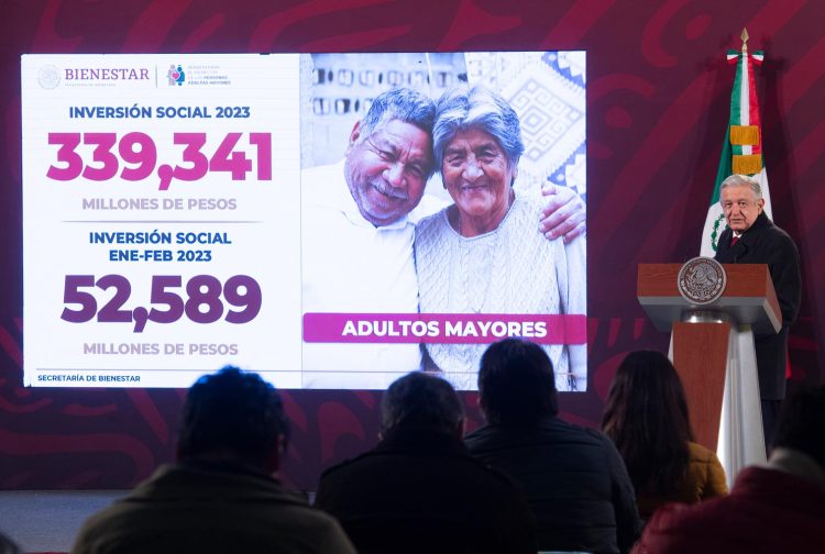 COBRO DE PENSIONES DE PERSONAS ADULTAS MAYORES SERÁ ÁGIL Y CONFORME A CALENDARIO, ANUNCIA PRESIDENTE