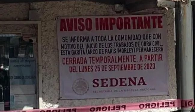 Anuncian cierre de garita peatonal de Nogales Sonora y Arizona