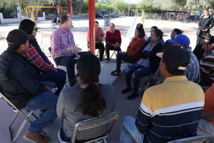 Recorre “El Borrego” Gándara pueblos del oriente de Hermosillo