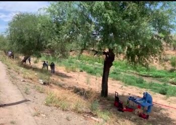 ENCUENTRAN RESTOS HUMANOS EN CANAL DEL BULEVAR LÁZARO CÁRDENAS