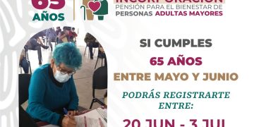 Abre Secretaría del Bienestar registro para pensión a personas mayores de 65 años en Sonora
