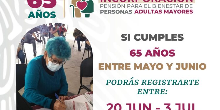 Abre Secretaría del Bienestar registro para pensión a personas mayores de 65 años en Sonora