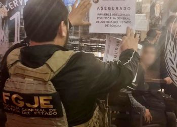 PARA AVANZAR LAS INDAGATORIAS POR EL DELITO DE HOMICIDIO, LA FISCALÍA DE SONORA ASEGURÓ DE FORMA TEMPORAL EL BAR CERVECERÍA 19, EN HERMOSILLO