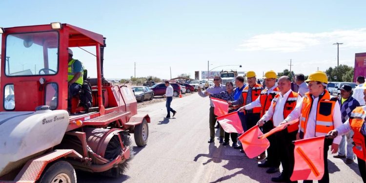 Inicia Gobernador Durazo obras de infraestructura vial e hídricas con inversión de 113.5 mdp