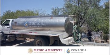 Distribuye Conagua más de dos millones de litros&nbsp; de agua&nbsp; via pipas