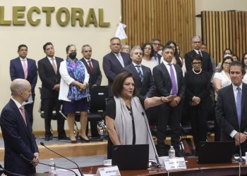 TOMA PROTESTA GUDALUPE TADDEI ZAVALA COMO LA NUEVA CONSEJERA PRESIDENTA DEL INE