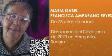 LOCALIZAN SIN VIDA A MARÍA ISABEL AMPARANO TRAS DÍAS DE BÚSQUEDA