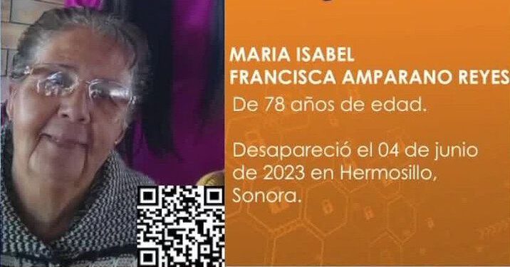 LOCALIZAN SIN VIDA A MARÍA ISABEL AMPARANO TRAS DÍAS DE BÚSQUEDA