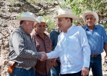 ATIENDE GOBERNADOR DURAZO OBRAS HIDROAGRÍCOLAS PARA EL DESARROLLO DE LAS COMUNIDADES DE EL DURAZNO Y LOS TEMPORALES EN BAVISPE