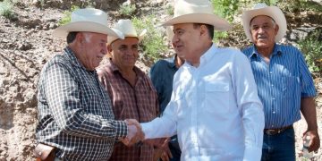 ATIENDE GOBERNADOR DURAZO OBRAS HIDROAGRÍCOLAS PARA EL DESARROLLO DE LAS COMUNIDADES DE EL DURAZNO Y LOS TEMPORALES EN BAVISPE