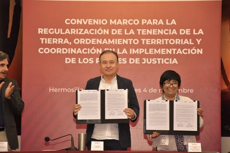 Sedatu y Gobierno de Sonora darán certeza jurídica a familias de la entidad: gobernador Alfonso Durazo