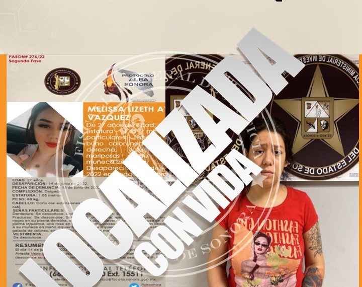 LOCALIZAN&nbsp;&nbsp;SANAS Y SALVA A DOS MUJERES DESAPARECIDAS, Y A OTRA SIN VIDA, EN&nbsp;&nbsp;NOGALES