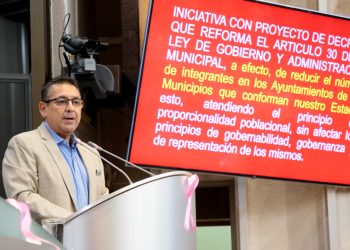 PROPONE RICARDO LUGO REDUCIR EL NÚMERO DE REGIDURÍAS EN LOS AYUNTAMIENTOS