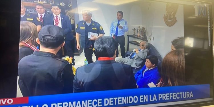 DETIENEN A PEDRO CASTILLO TRAS DAR GOLPE DE ESTADO
