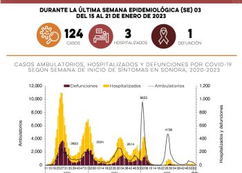SALUD SONORA CONFIRMA 124 NUEVOS CASOS DE COVID-19 EN LA ÚLTIMA SEMANA DEL AÑO&nbsp;