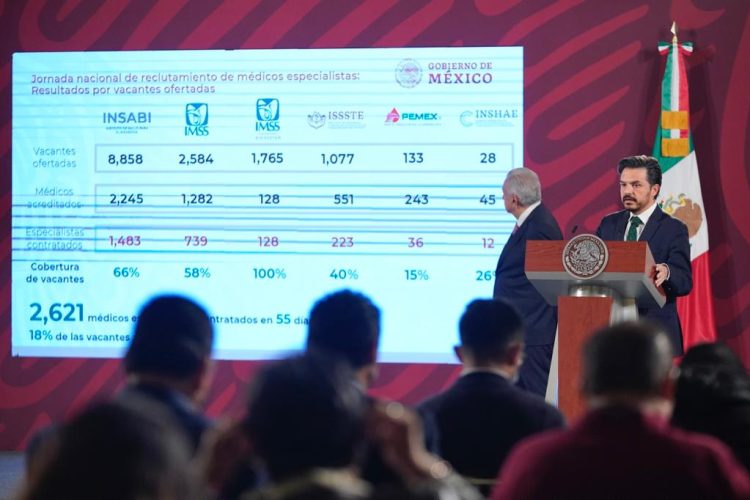 SE VOLVERÁ A ABRIR PLAZAS PARA MÉDICOS ESPECIALISTAS: ZOÉ ROBLEDO