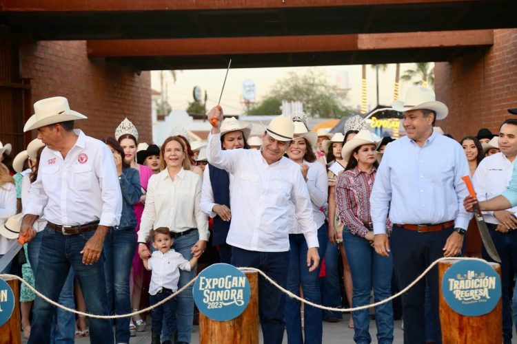 INAUGURA GOBERNADOR DEL ESTADO LA EXPOGAN 2023 