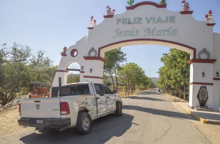 JESÚS MARÍA, SINALOA, SIGUE EN 'RECUPERACIÓN' TRAS CAPTURA DE OVIDIO GUZMÁN