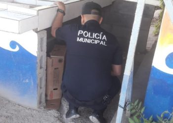 RESCATA POLICÍA MUNICIPAL A DOS MENORES DE EDAD ABANDONADOS EN POBLADO MIGUEL ALEMÁN