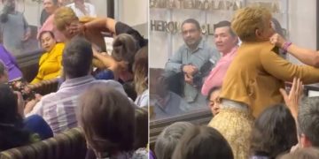 Nota nacional, riña entre comunicadoras en el congreso de Sonora