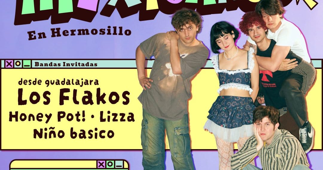 Se presentarán Axolotes Mexicanos (de España) y Los Flakos (de Guadalajara) en Hermosillo