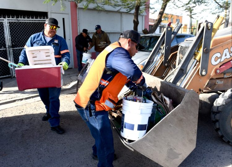 Van 955 toneladas acopiados en jornadas de descacharre en el primer trimestre del año en Hermosillo