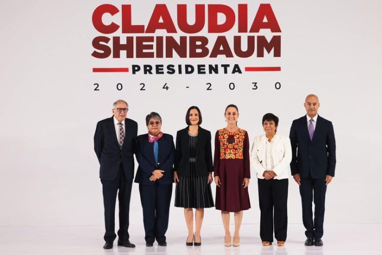 Anuncia Sheinbaum a cinco integrantes más de su gabinete