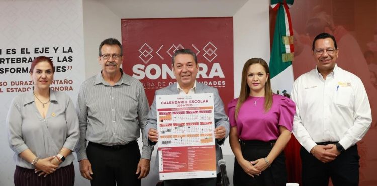 Presenta SEC Sonora calendario escolar para el ciclo 2024-2025
