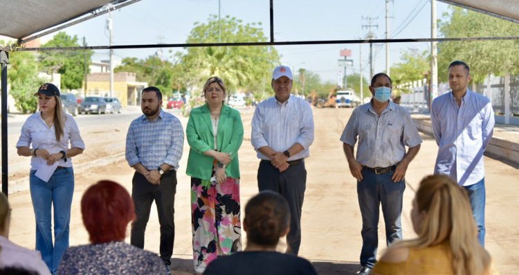 Supervisa “Toño” Astiazarán rehabilitación del bulevar Cimarrón