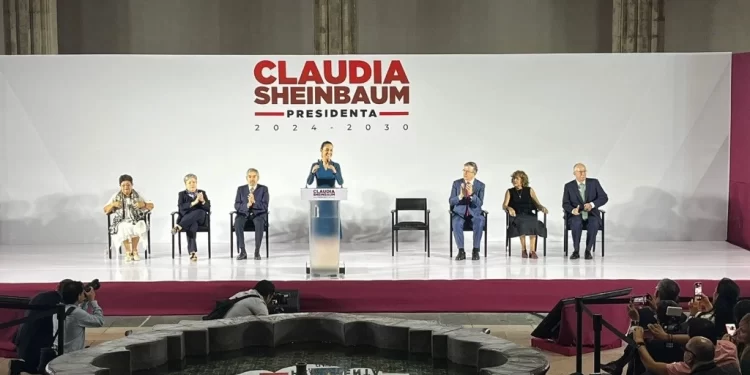 Anuncia Sheinbaum a seis integrantes de su gabinete