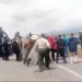 Dos muertos durante desalojo en la carretera federal Perote-Puebla