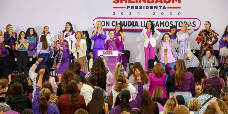 “La transformación es feminista; el futuro lo construimos todas”: Sheinbaum