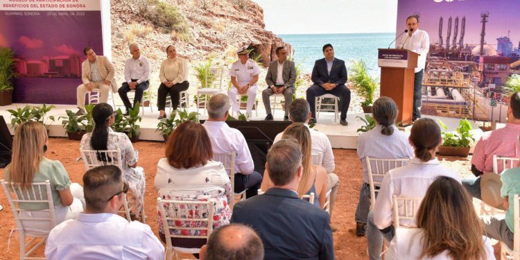 Construcción de planta de licuefacción de gas en Guaymas atraerá inversión de más de 6 mil millones de dólares a la entidad: Alfonso Durazo