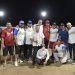 Entrega Toño Astiazarán iluminación de campo de béisbol en Bahía de Kino