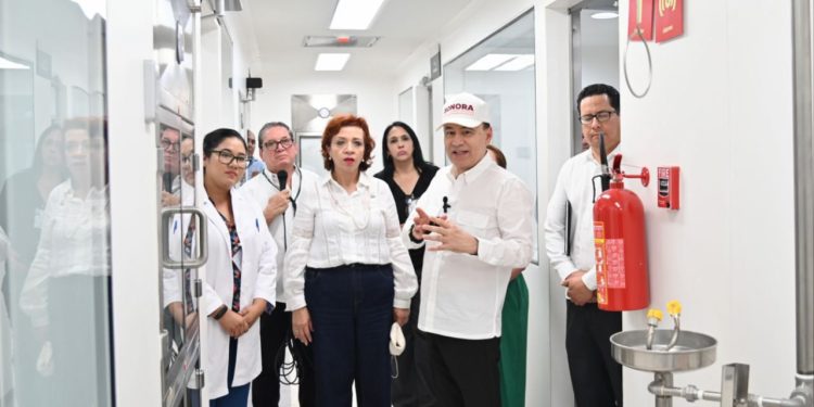 Supervisa Gobernador Durazo avance de Centro de Mezclas en Clínica 14 del IMSS