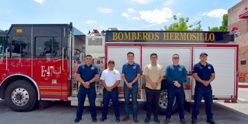 Va comitiva de bomberos de Hermosillo a capacitación internacional A Cartagena, Colombia
