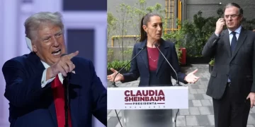 La ofensa fue para Biden, Trump ataca al Presidente de EU en frase contra México; Ebrard y Claudia se confunden