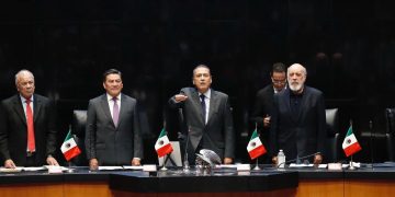 Manlio Fabio Beltrones presidió la instalación del Senado de la República y tomó protesta a las y los 128 Senadores