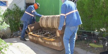 Realizan descacharre a la colonia Haciendas del Sur