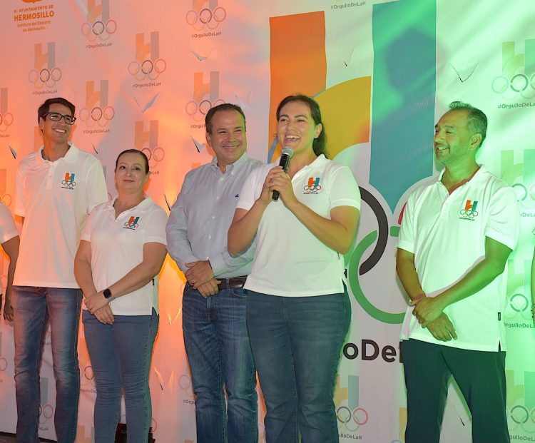 Reconoce Toño Astiazarán a deportistas olímpicos hermosillenses