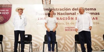 Con histórica inversión entregan López Obrador,Sheinbaum y Durazo siete obras estratégicas en Guaymas