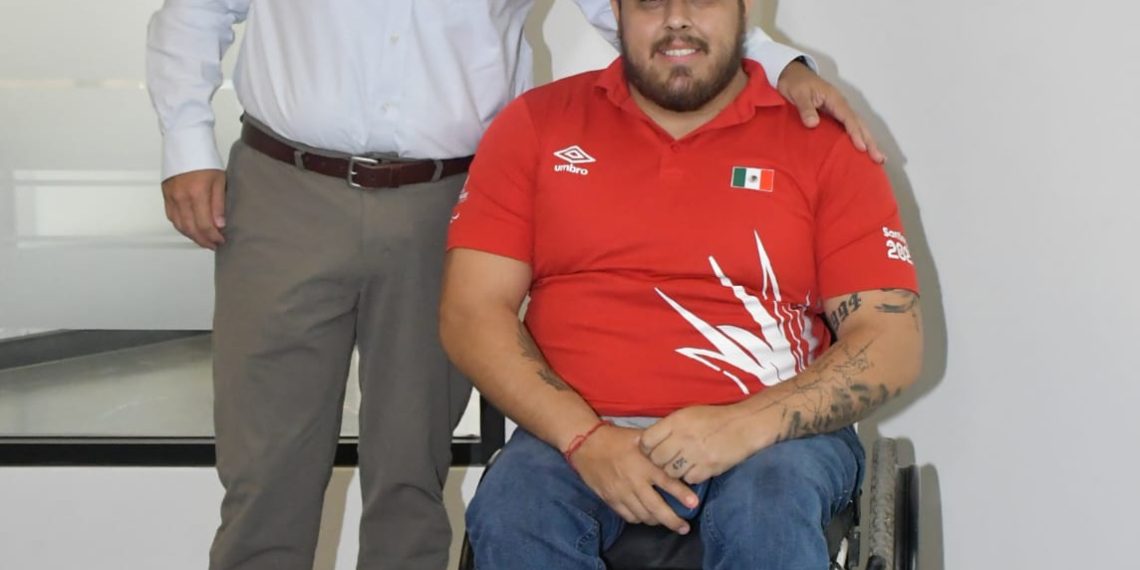 Apoya Antonio Astiazarán a Edgar Ulises Fuentes Yáñez quien representará a México en Juegos Paralímpicos París 2024