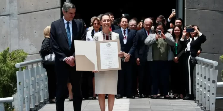 Sheinbaum, presidenta electa; recibe constancia de mayoría