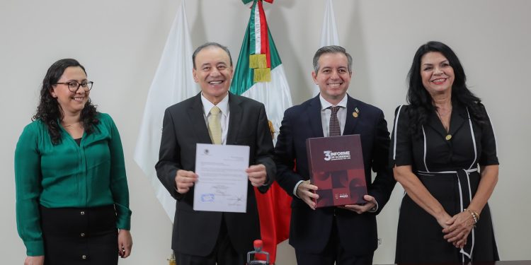 Congreso de Sonora recibe Tercer Informe de Gobierno