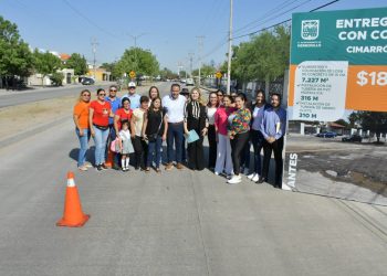 Entregó Toño Astiazarán rehabilitación del bulevar Cimarrón