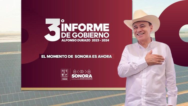 En Vivo en el Tercer Informe de Gobierno 2023-2024 del gobernador Alfonso Durazo