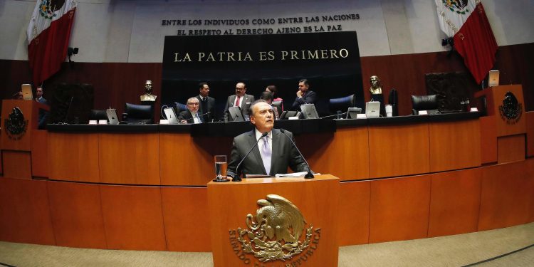 Emite Beltrones, voto en contra de las Leyes secundarias de la Reforma al Poder Judicial Federal